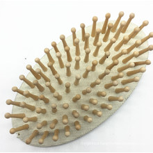 Black Color Pad Wooden Pin Cushion DIY Hair Brush